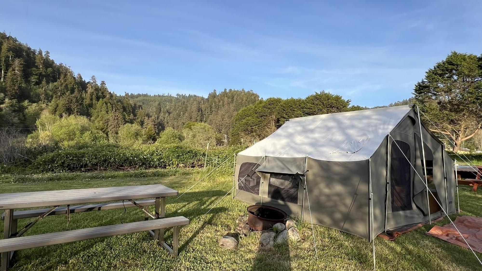 Glamping Tent On The River 克拉马斯 外观 照片